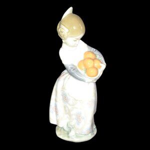 Lladro Figurine Girl With Oranges Home Accents And Decor